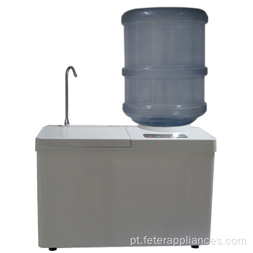 Distribuidor automático de gelo quente e frio Máquina de gelo para uso doméstico Distribuidor de água com máquina de gelo